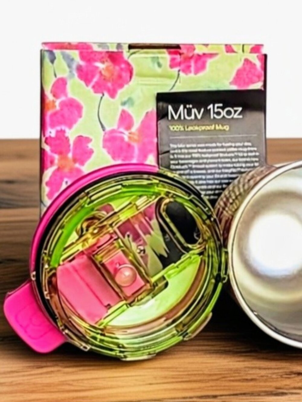 BrüMate Müv 15oz in Hibiscus! Limited Edition! NIB! 🌺 - Picture 6 of 7